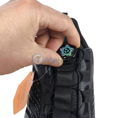 Chaussure de s&eacute;curit&eacute; en tige flyknit anti &eacute;crasement anti perforation avec syst&egrave;me de la&ccedil;age rotatif